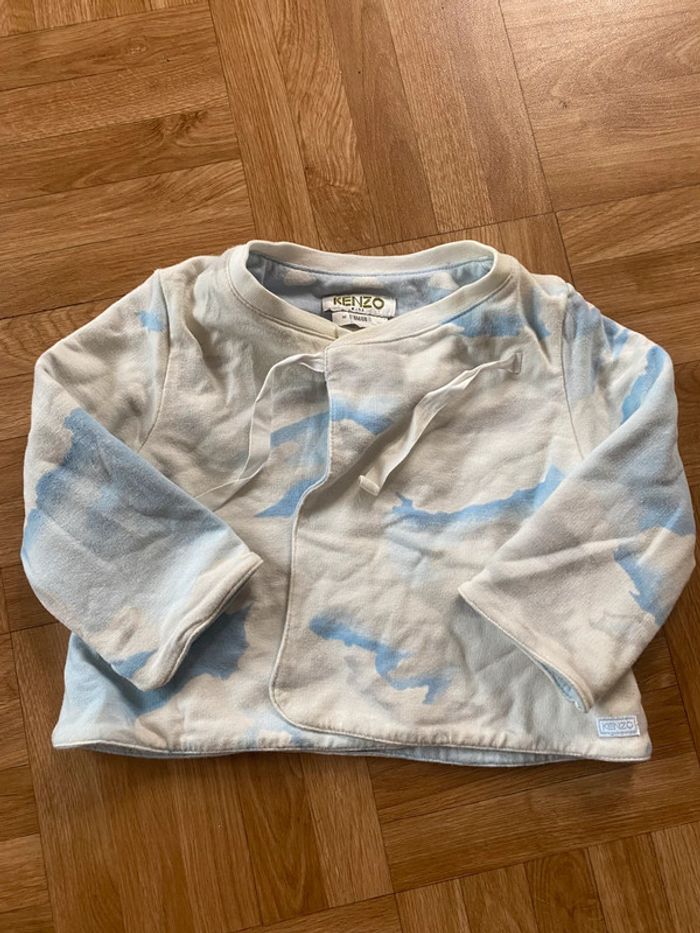 Ensemble bleu turquoise taille 6 mois Kenzo - photo numéro 2