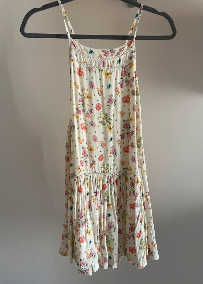 Robe à fleurs à bretelles