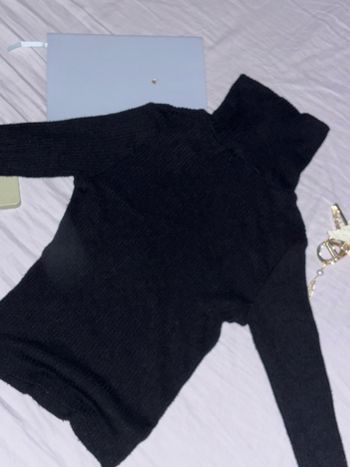 Crop top avec col rouler