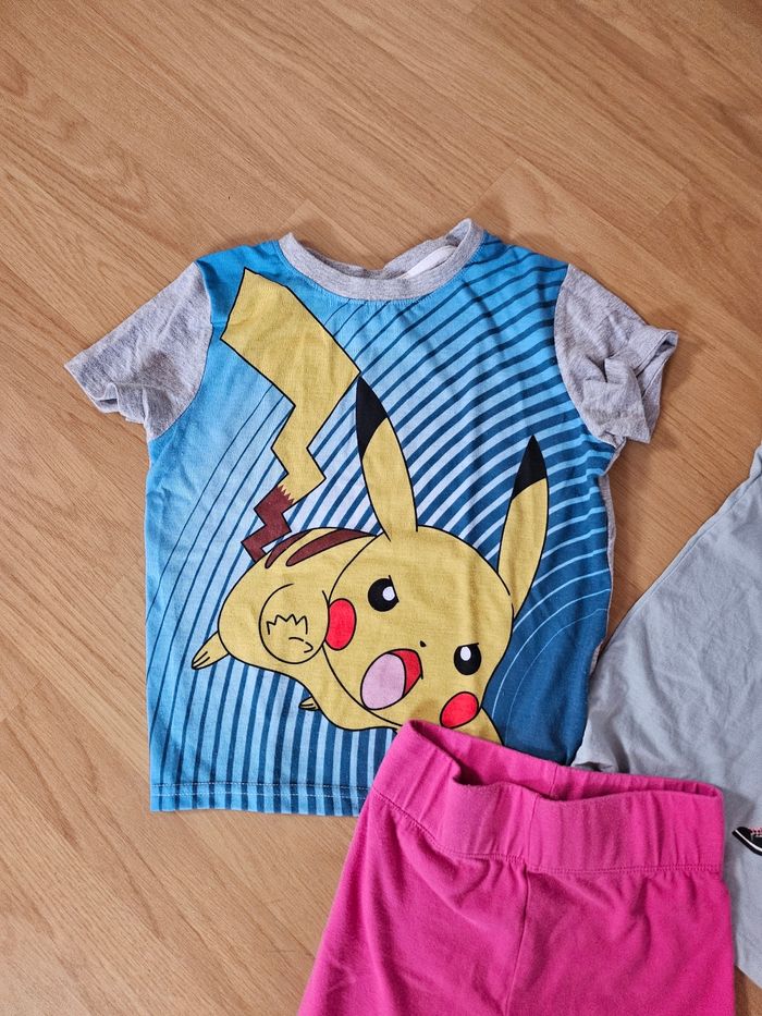Lot tee shirt et cycliste - photo numéro 2