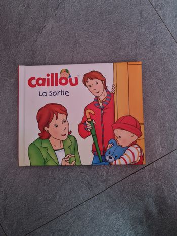 Livre caillou la sortie