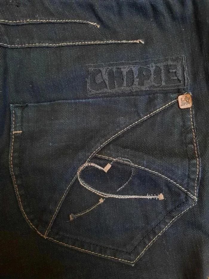 Très beau short en jeans Chipie, brut, strass, 12 ans - photo numéro 3