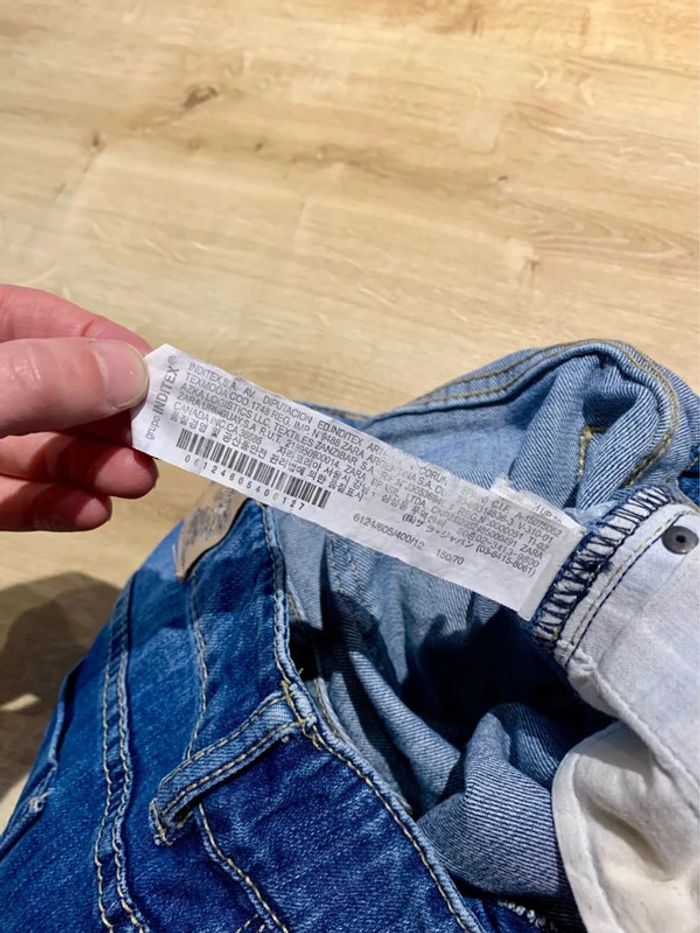 Short en Jean Zara - Taille 36 - photo numéro 4