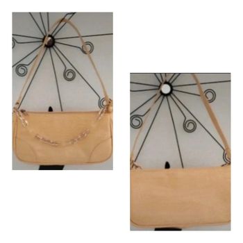 Sac épaule jaune effet écailles Pimkie