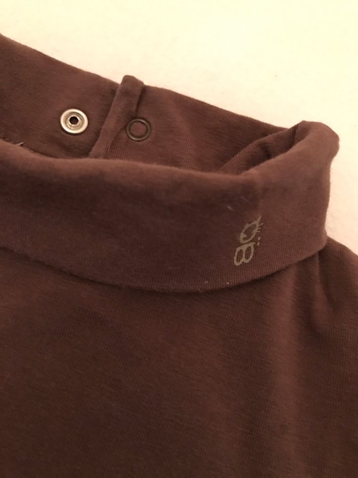 Sous-Pull col roulé Marron OBAÏBI - photo numéro 2