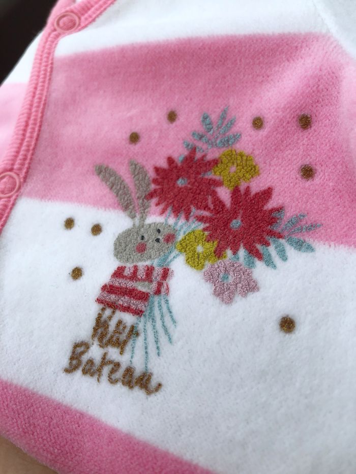 Pyjama velours Petit Bateau Naissance - photo numéro 4