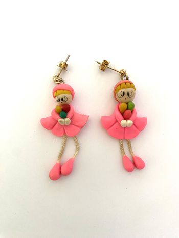 Boucles d'oreilles figurines fantaisies