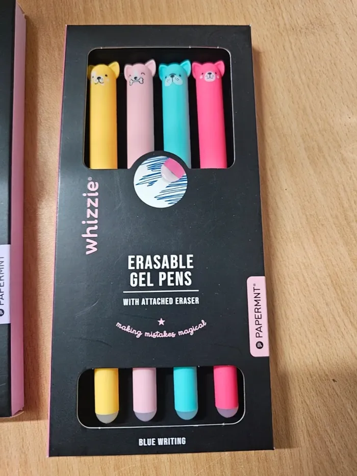 Lots de stylos effaçables en gel - photo numéro 3