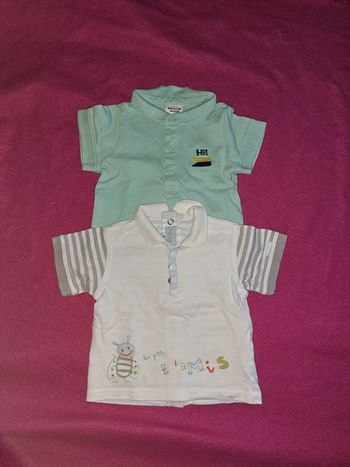 Lot de 2 tee-shirt 3 mois