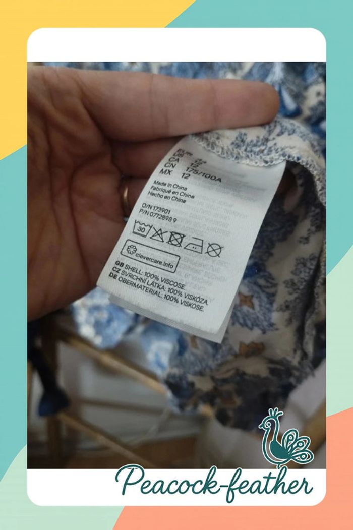 Tunique robe h&M bleue 44 - photo numéro 6
