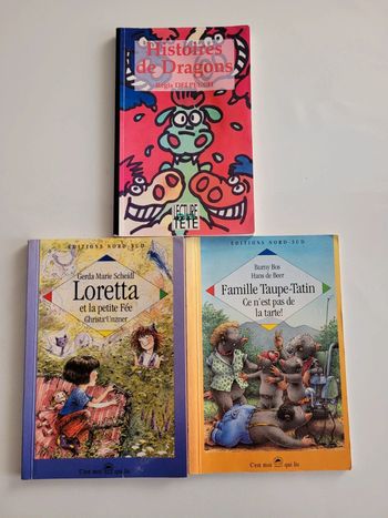 Lot de 3 livres pour enfants 📚