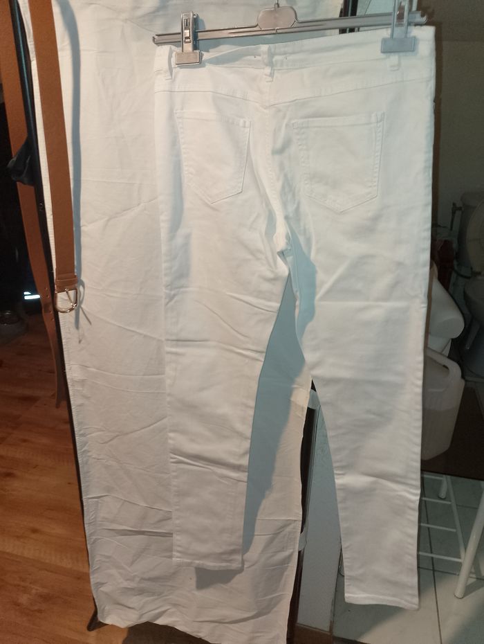 pantalon blanc t38 - photo numéro 2