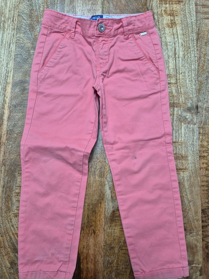 Pantalon chino rose 4 ans - photo numéro 3
