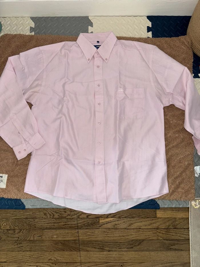 Chemise rose à rayures - photo numéro 2