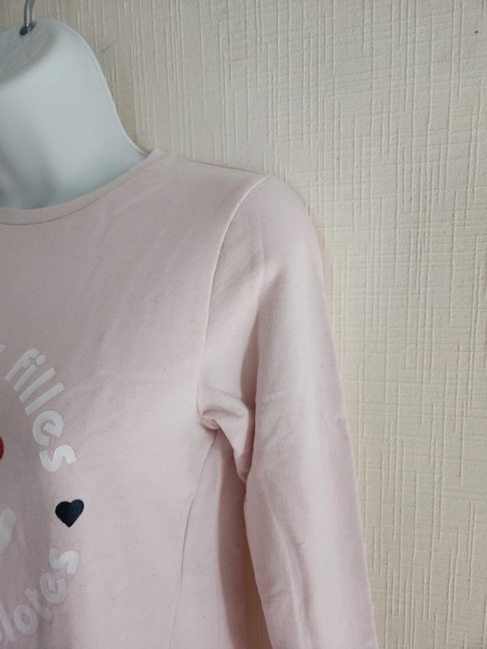 Sweat rose pâle Vertbaudet 12 ans - photo numéro 6