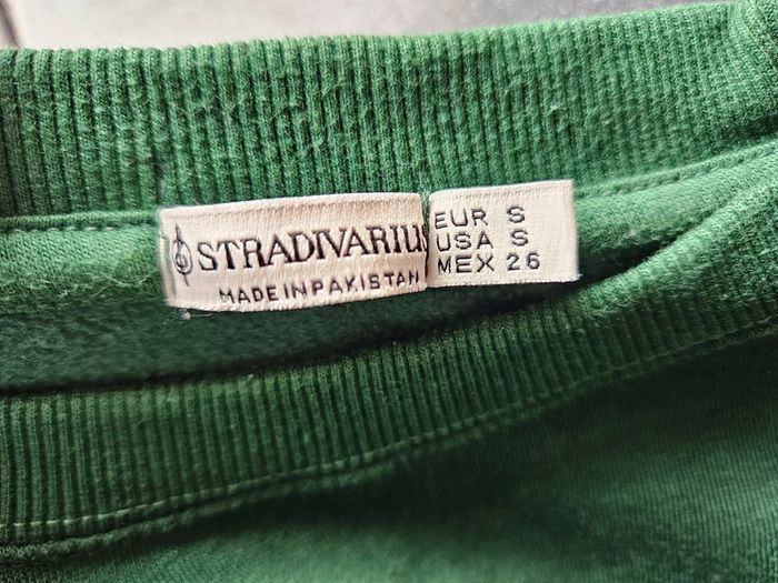 Sweat vert femme stradivarius taille S u31 - photo numéro 7
