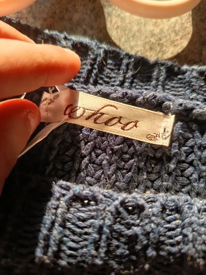 Pull mailles taille 50 whoo - photo numéro 2