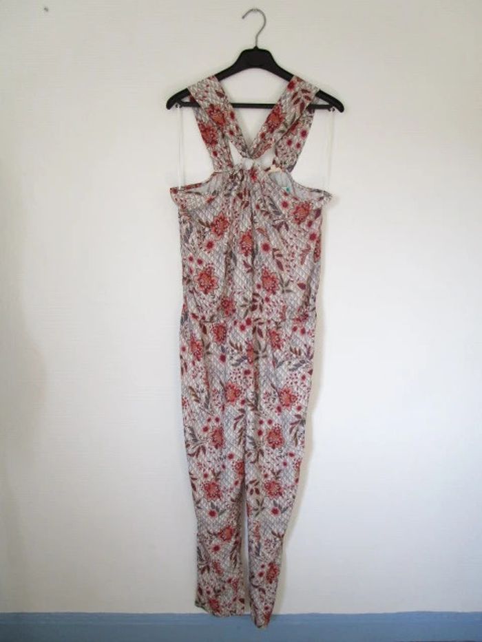 Combinaison beige à motifs Grain de Malice 40 NEUVE