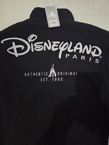 Veste sherpa Polaire logo ©️ Disneyland Paris✨️ taille M + 1 goodies Disney offert