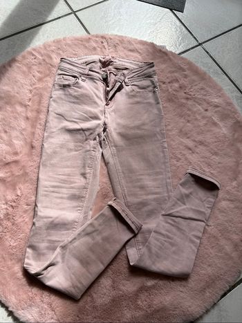 Jeans vieux rose