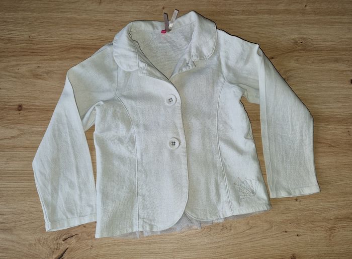 Veste blazer en lin orchestra 3 ans très bon état - photo numéro 2