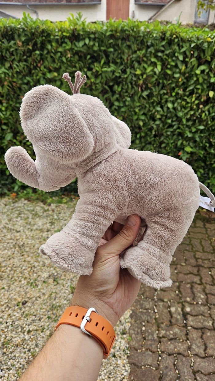 Peluche éléphant tartine et chocolat neuve - photo numéro 5
