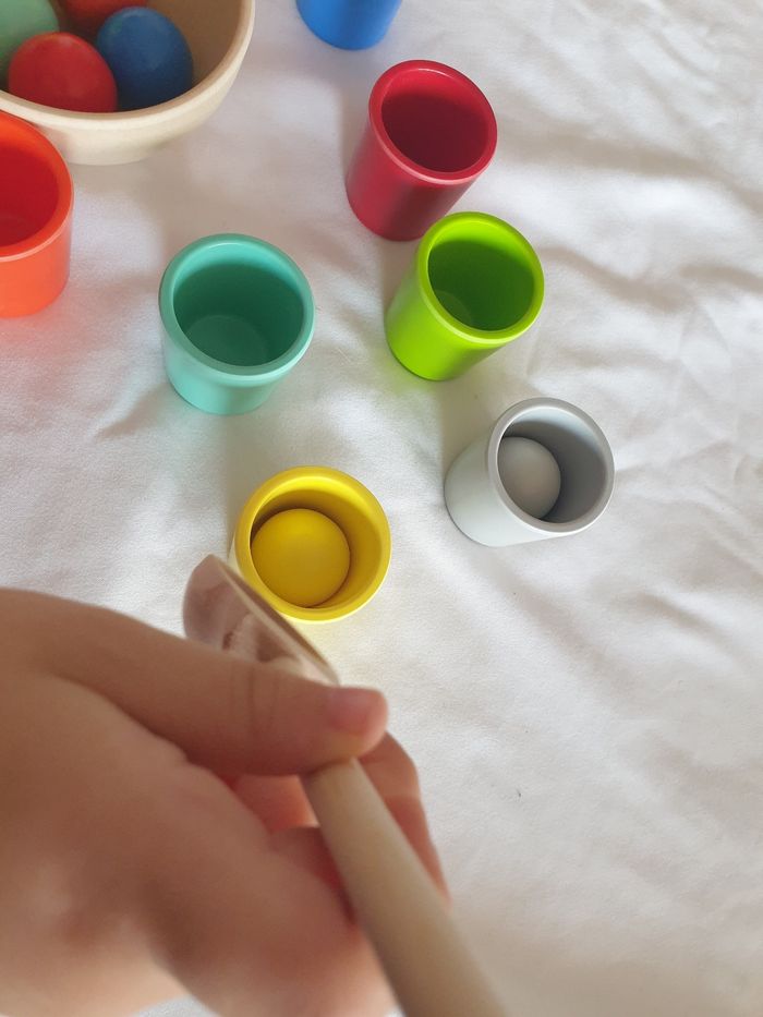 Tri couleurs bols balles Montessori - photo numéro 4
