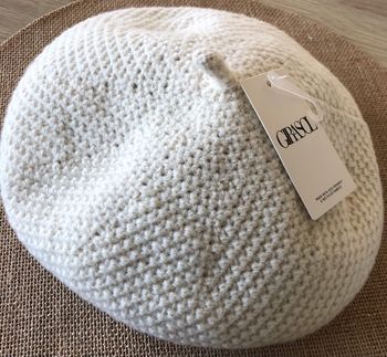 Béret crochet écru - Girasol