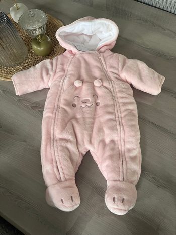 Combinaison pilote rose en pilou pilou 