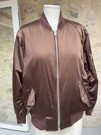 Asos - Veste bomber marron chocolat