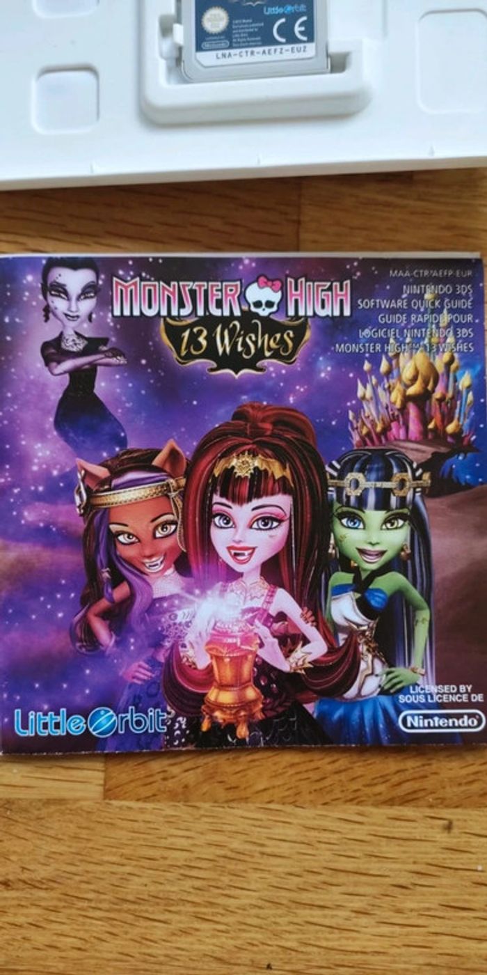 Nintendo 3DS Monster high 13 souhaits - photo numéro 3