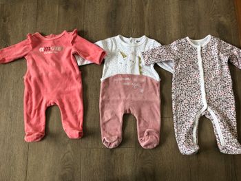 Lot de 3 pyjamas