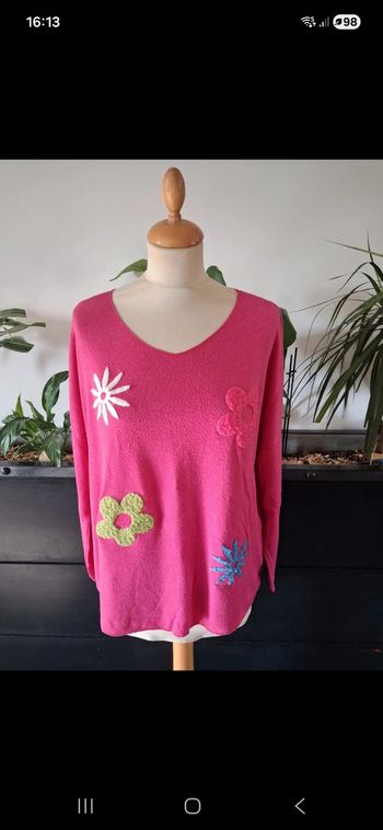 Pull avec fleurs 🌸 New Collection 