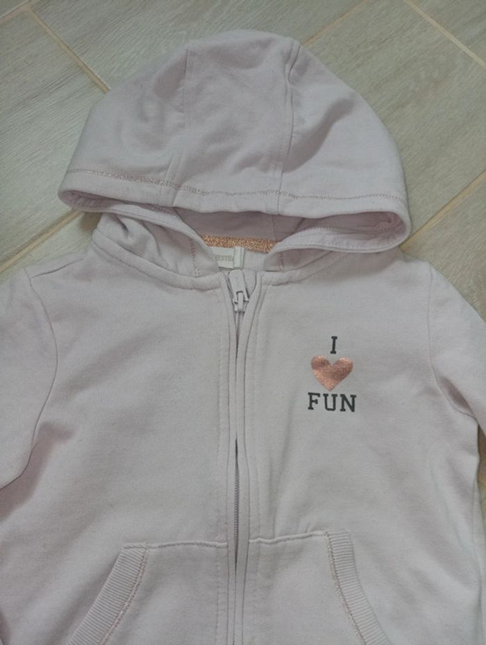 Sweat zippé à capuche - photo numéro 2