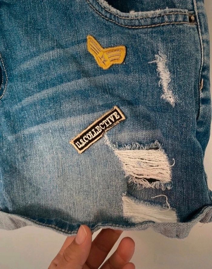 Superbe short en jean taille 38 - photo numéro 3