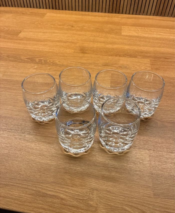 Lot 6 petites verrines