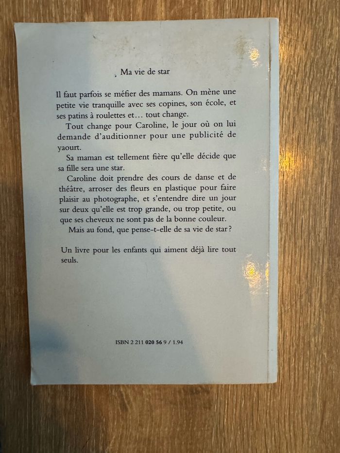 Livre - Ma vie de star - photo numéro 3