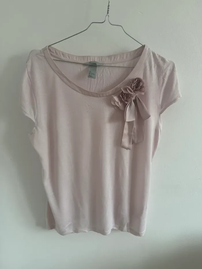T shirt fleurs