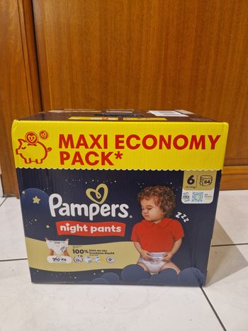 Pampers pants night taille 6