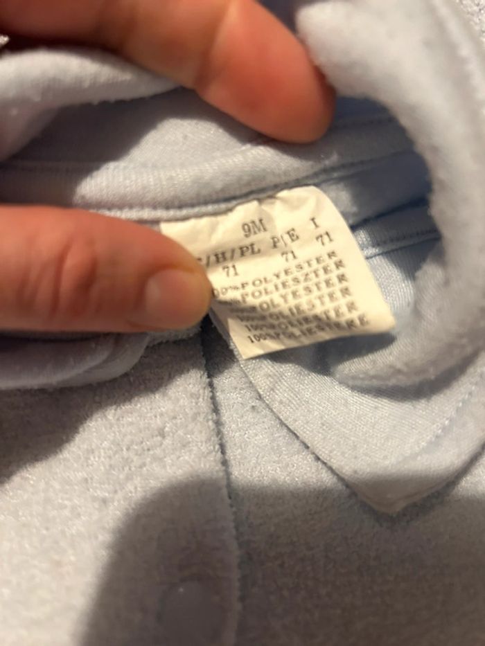 Lot de 2 combinaison polaire taill 9/12 mois - photo numéro 4