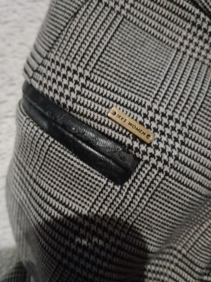 Pantalon cigarette 40 carreaux prince de galles c76 - photo numéro 13