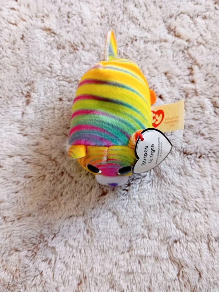 Peluche tigre multicolore - photo numéro 2