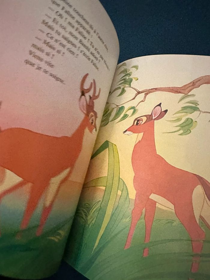 Livre ancien album Le monde merveilleux de Bambi Walt Disney Nathan - photo numéro 7
