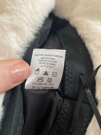 Chapeau en fausse fourrure