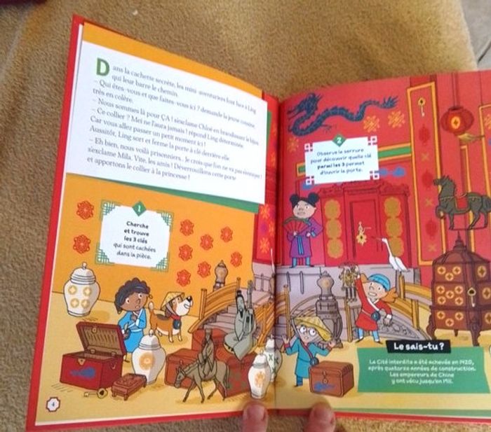 Hachette jeunesse la cite interdite - Escape book - photo numéro 5