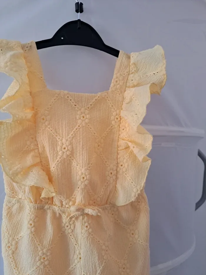Combishort jaune fille - photo numéro 3