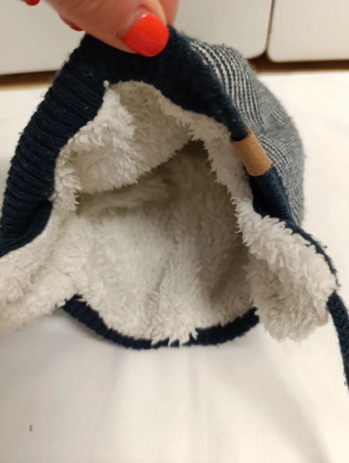 Bonnet et moufles garçon - photo numéro 2