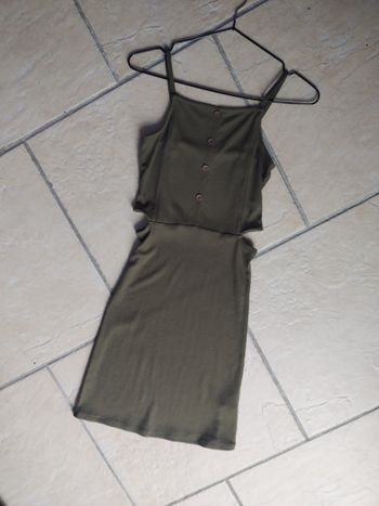 Robe moulante kaki 34