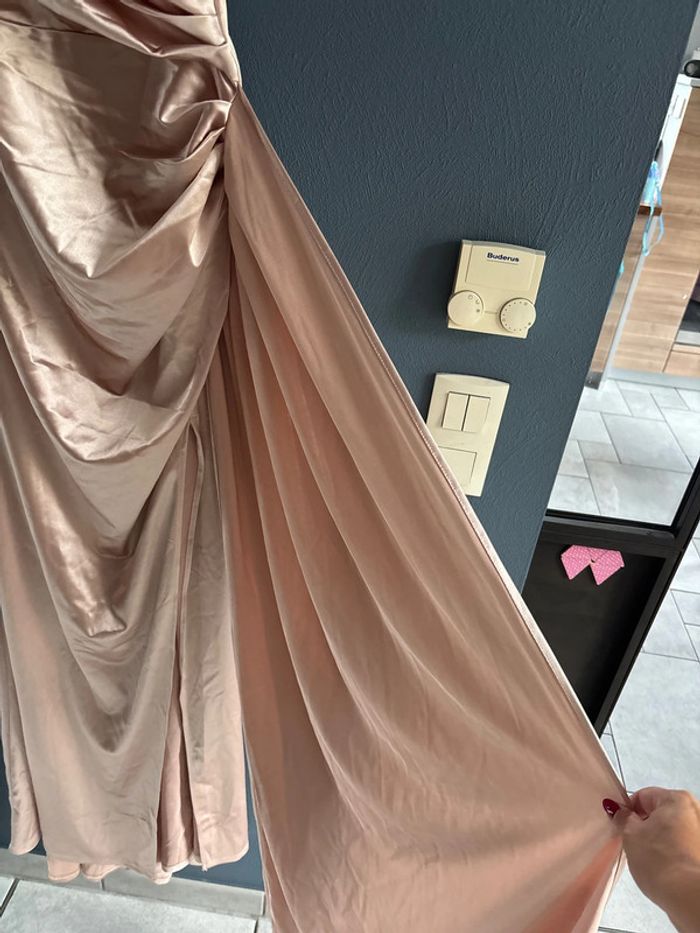 Robe de soirée champagne taille L - photo numéro 3