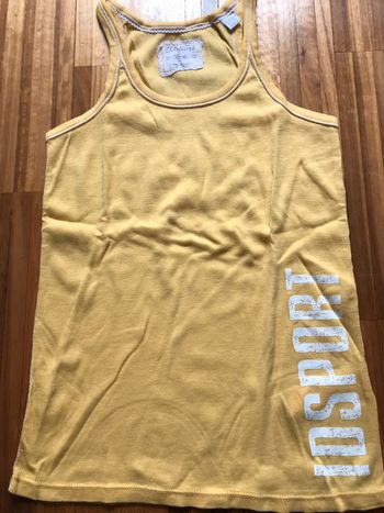 Débardeur jaune. Okaidi. 12 ans